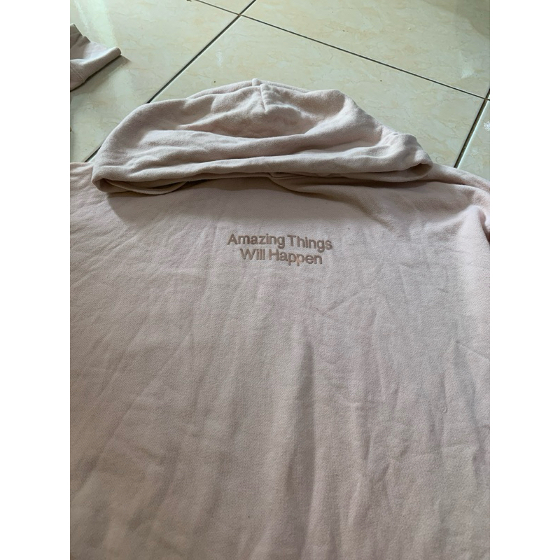 Hoodie pink preloved premium
