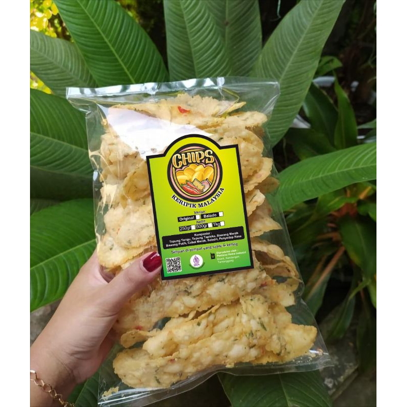 

Keripik Malaysia Varian Rasa Original Renyah & Gurih 250gr