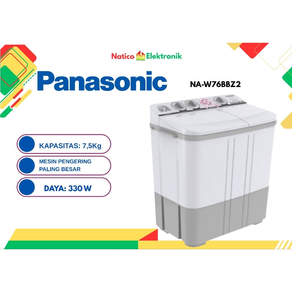 Mesin Cuci Panasonic 7,5Kg