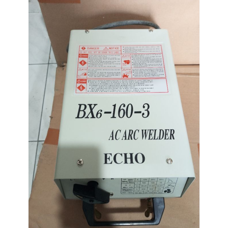 Travo Las ECHO AC ARC WELDER BX6-160-3