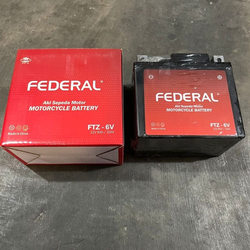aki motor federal nano gel ftz 6v vario125 150 160 / beat esp iss/ beat pop 2015/ scoopy esp all new