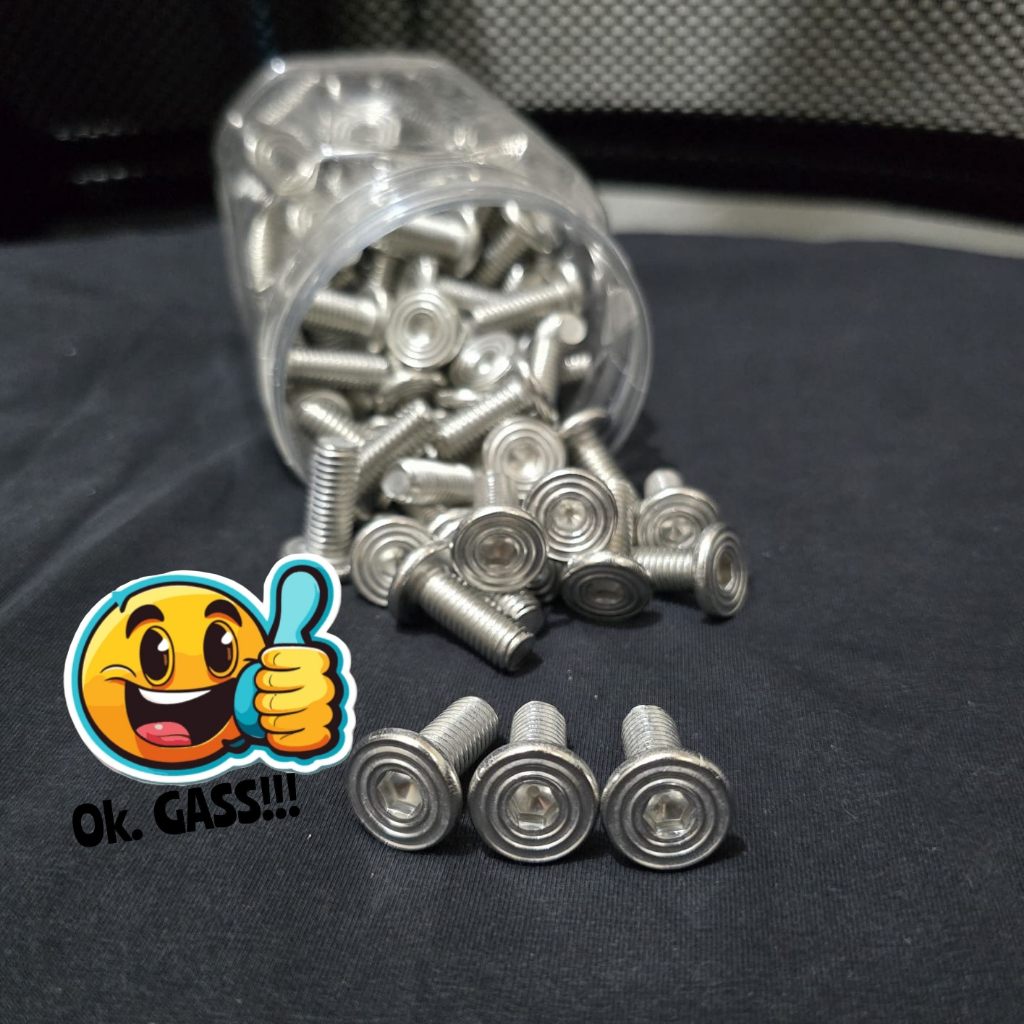 baut m6 panjang 2 cm baut piringan disk lubang tiger vario 150 jual per 1 pcs universal