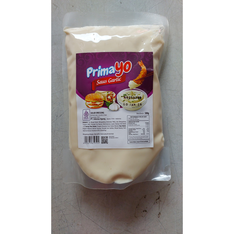 

Primayo Saus Garlic 500g