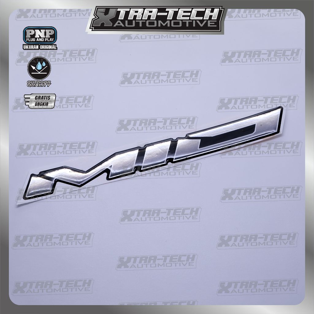 emblem timbul yamaha mio / emblem timbul mio m3 / emblem mio sporty / emblem titanium yamaha mio