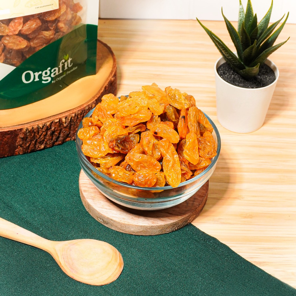 

Premium Organic Paradise Golden Raisin 100 gram / Kismis Gold 100 gram