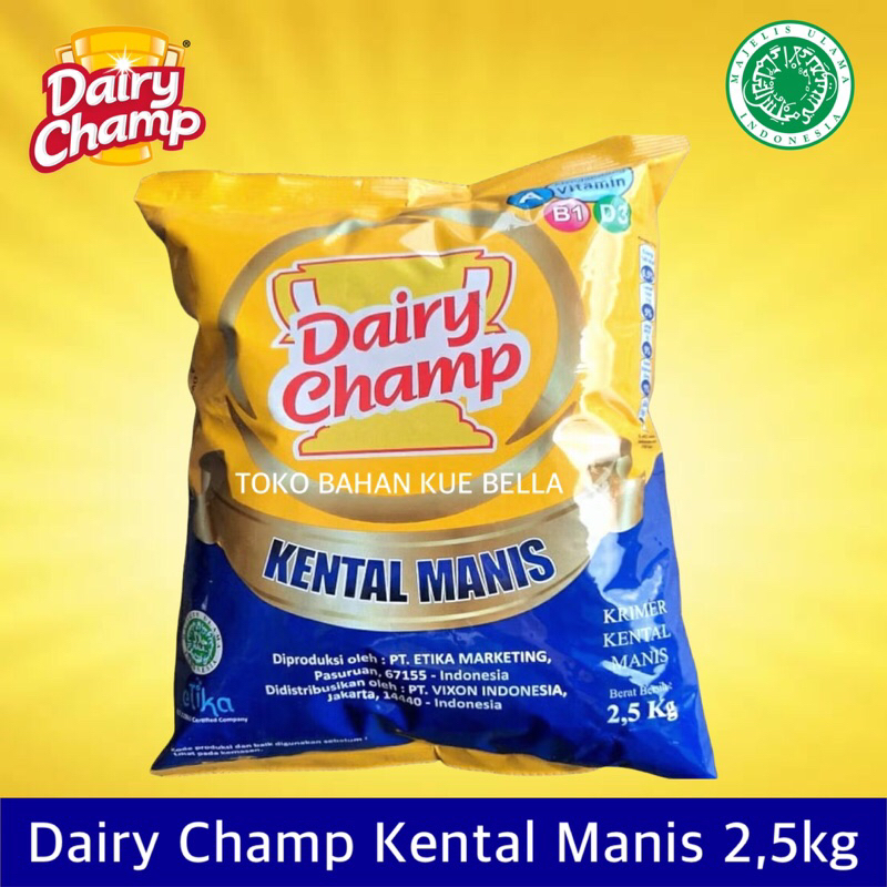 

DAIRY CHAMP 2,5KG (Bantal) Susu Kental Manis