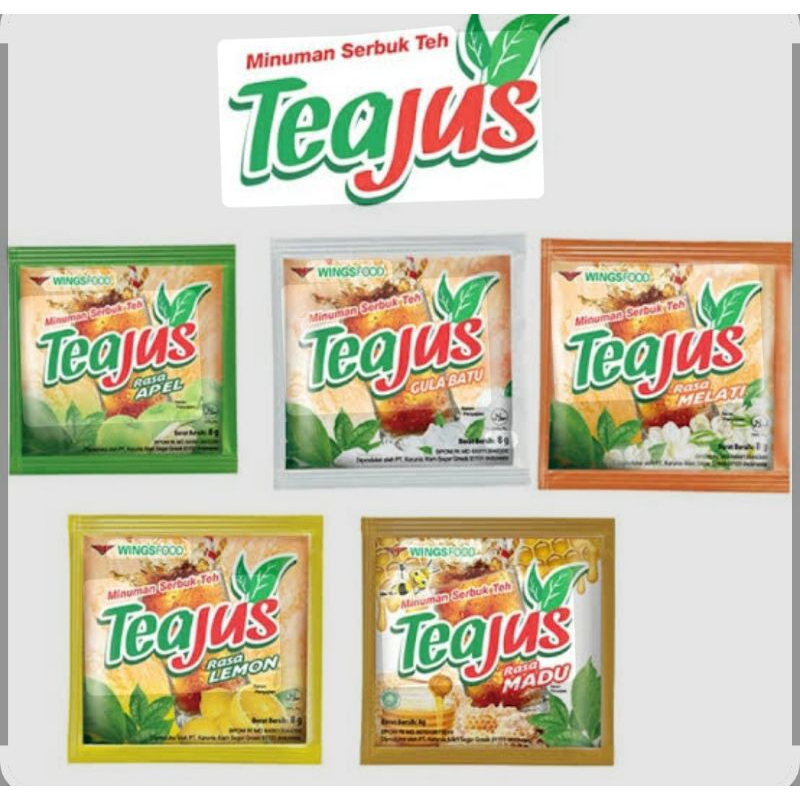

TEA JUS RENTENG ISI 10 SACHET 8GR/MINUMAN TEA JUS SEMUA VARIAN