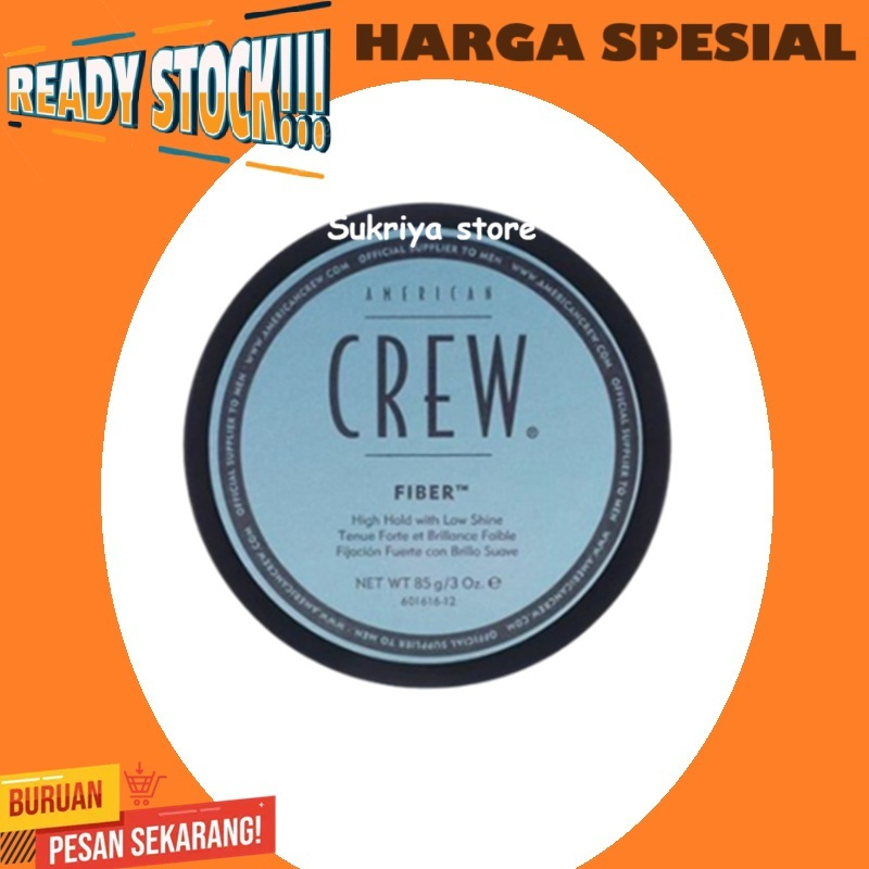 American Crew Fiber Pomade Penata Perapi Hair Style Rambut Tebal Pomad Pomet Pomed 85gr 85 gr 3 Oz