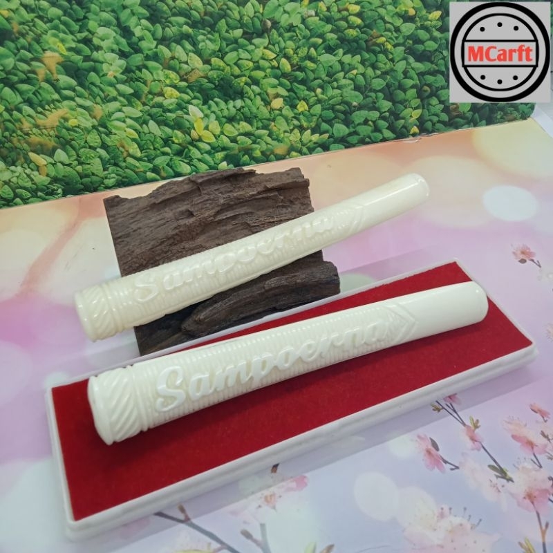 Once pipa tulang sapi super jumbo ukir Sampoerna C138