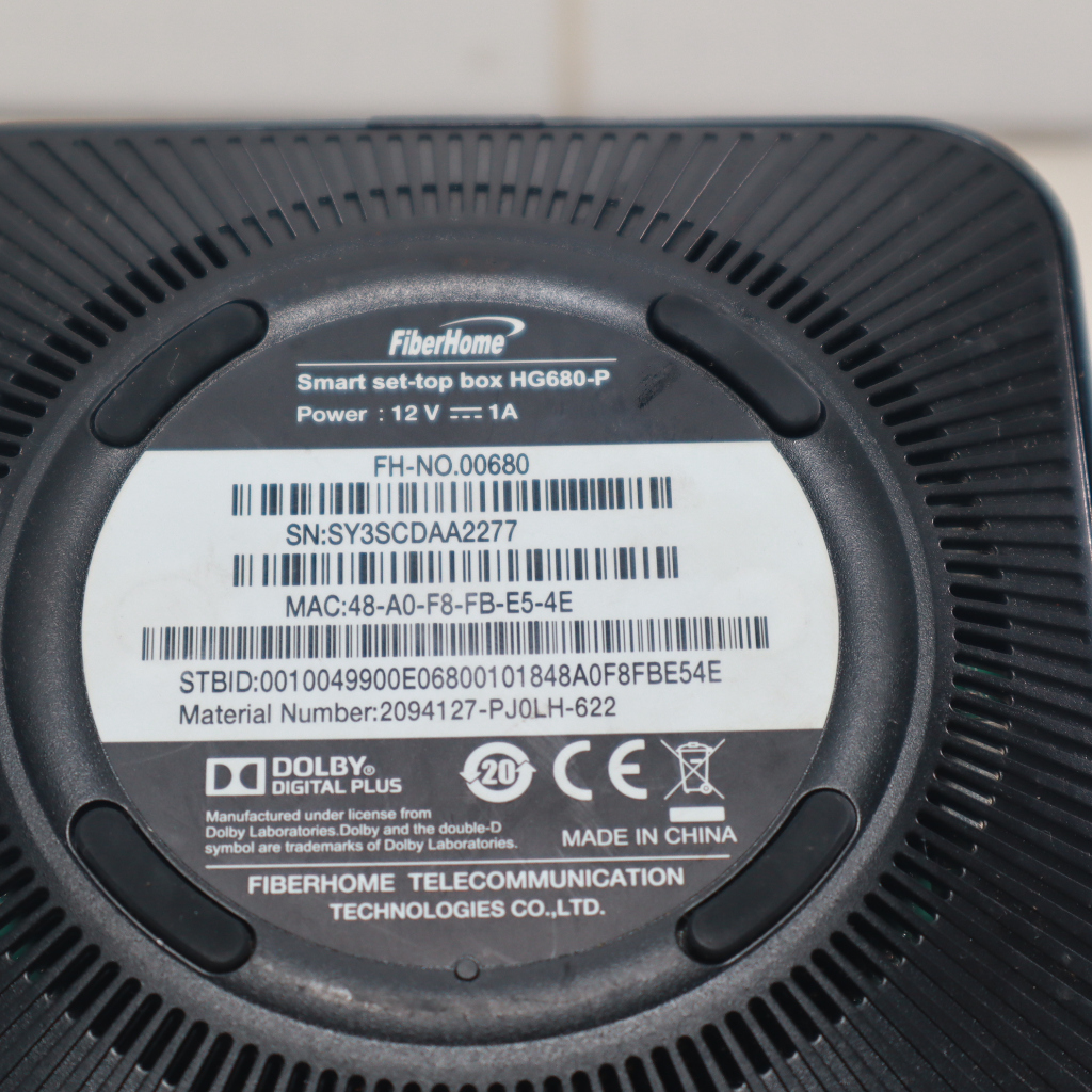 STB  HG 680-P RAM 2GB