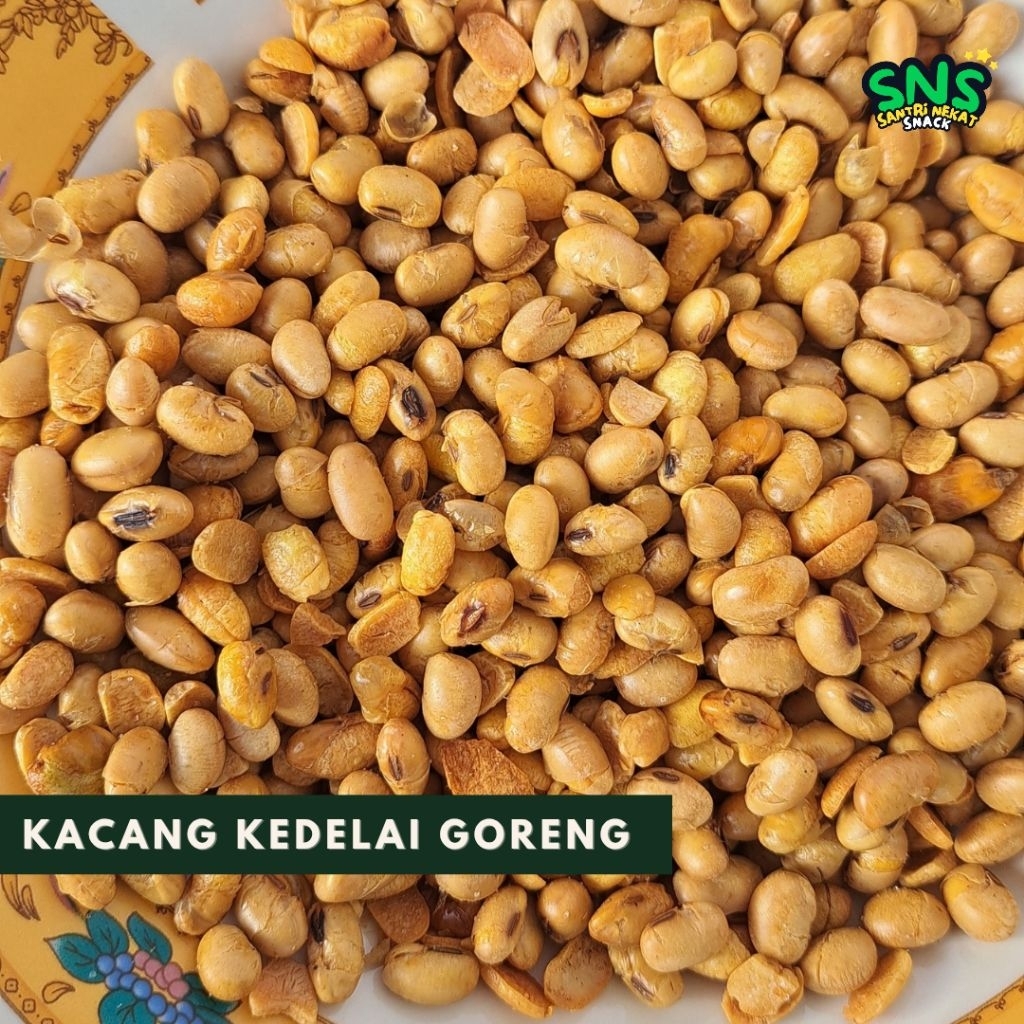 

Kacang kedelai goreng 250g - (canglaireng) empuk, bersih, dan mrupul