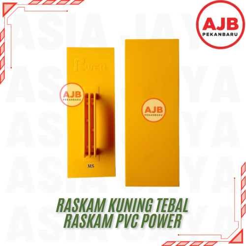 (/PCS) RASKAM KUNING TEBAL RASKAM PLASTIK POWER PVC