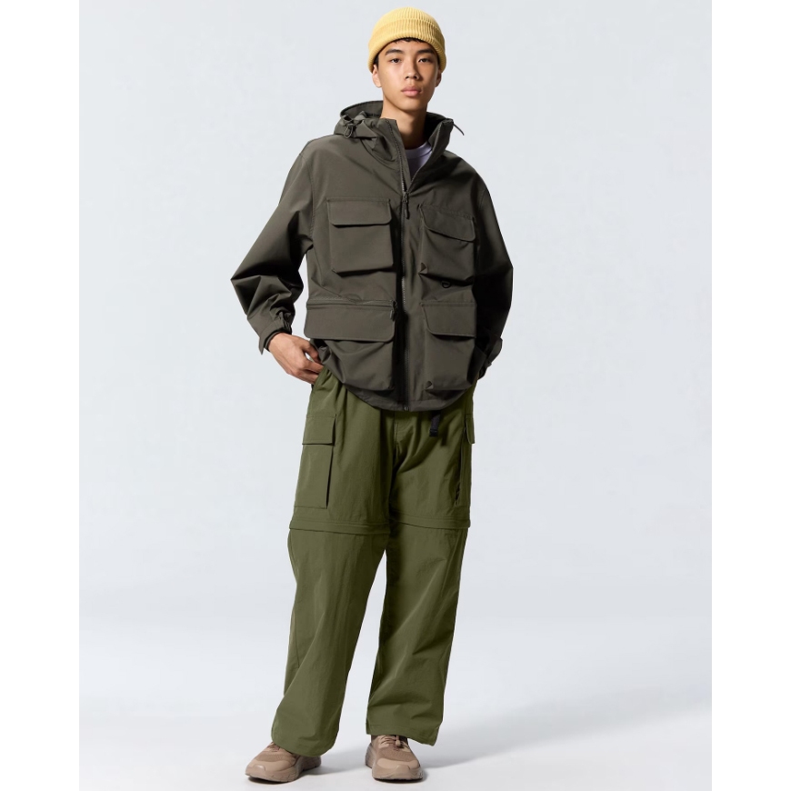 GU Convertible Wide Cargo Pants