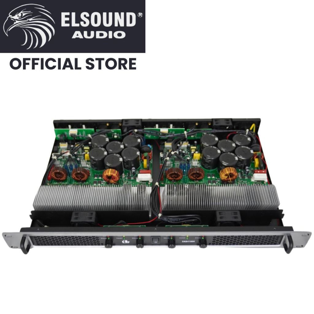 Power Amplifier Elsound Class D 4 Channel 500 Watt - DAB 41000