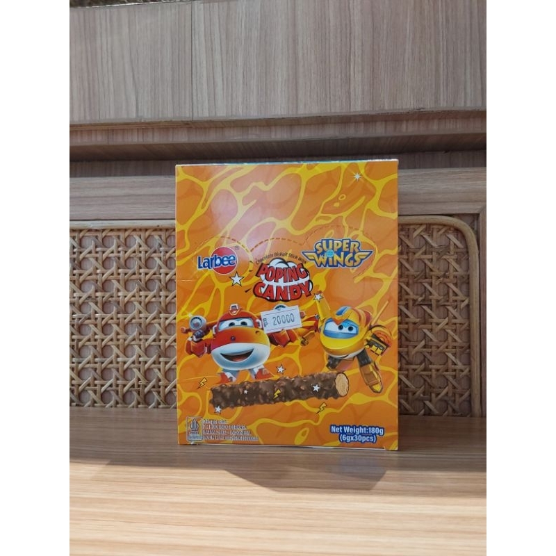 

LARBEE CHOCOLATE BISKUIT WITH POPPING CANDY 180 GR, LARBEE SALTED BISCUITS 72 GR, LARBEE MARSMELLOW 240 GR, LARBEE WAFER COKELAT 74 GR