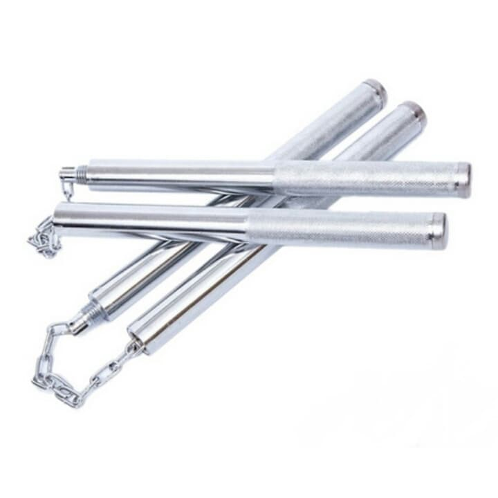 Ruyung Nunchaku Double Stick Besi Sambung Tongkat Besi