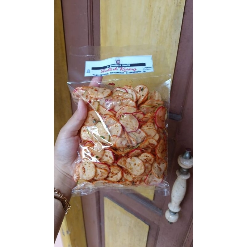 

Seblak Kering ( Sebring ) - Kerupuk Bantet Pedas Daun Jeruk Cemilan Snack Krupik Food - Keripik, Krupuk