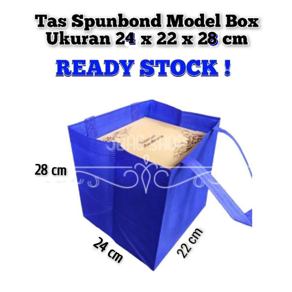 

Goodie Bag Tas Hajatan Spunbond 22x22 cm Tinggi 28 cm / Tas Box Nasi / Tas Hajatan / Goodie Bag / Tas Hampers / Shopping Bag / Tas Promosi