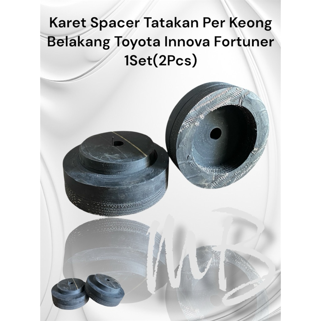 Karet Spacer Tatakan Per Keong Belakang Toyota Innova Fortuner 1Set(2Pcs)