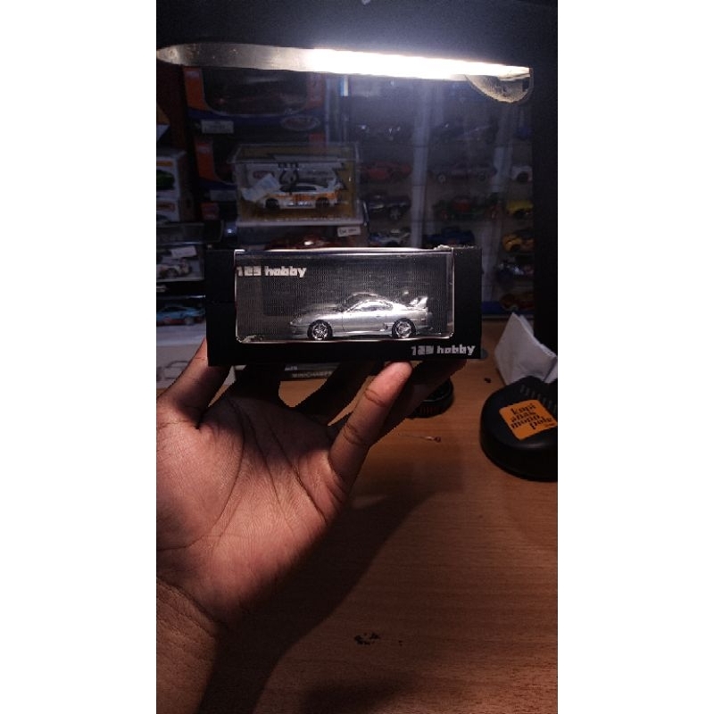 123 Hobby Toyota Supra JZA80 Silver (Minus)