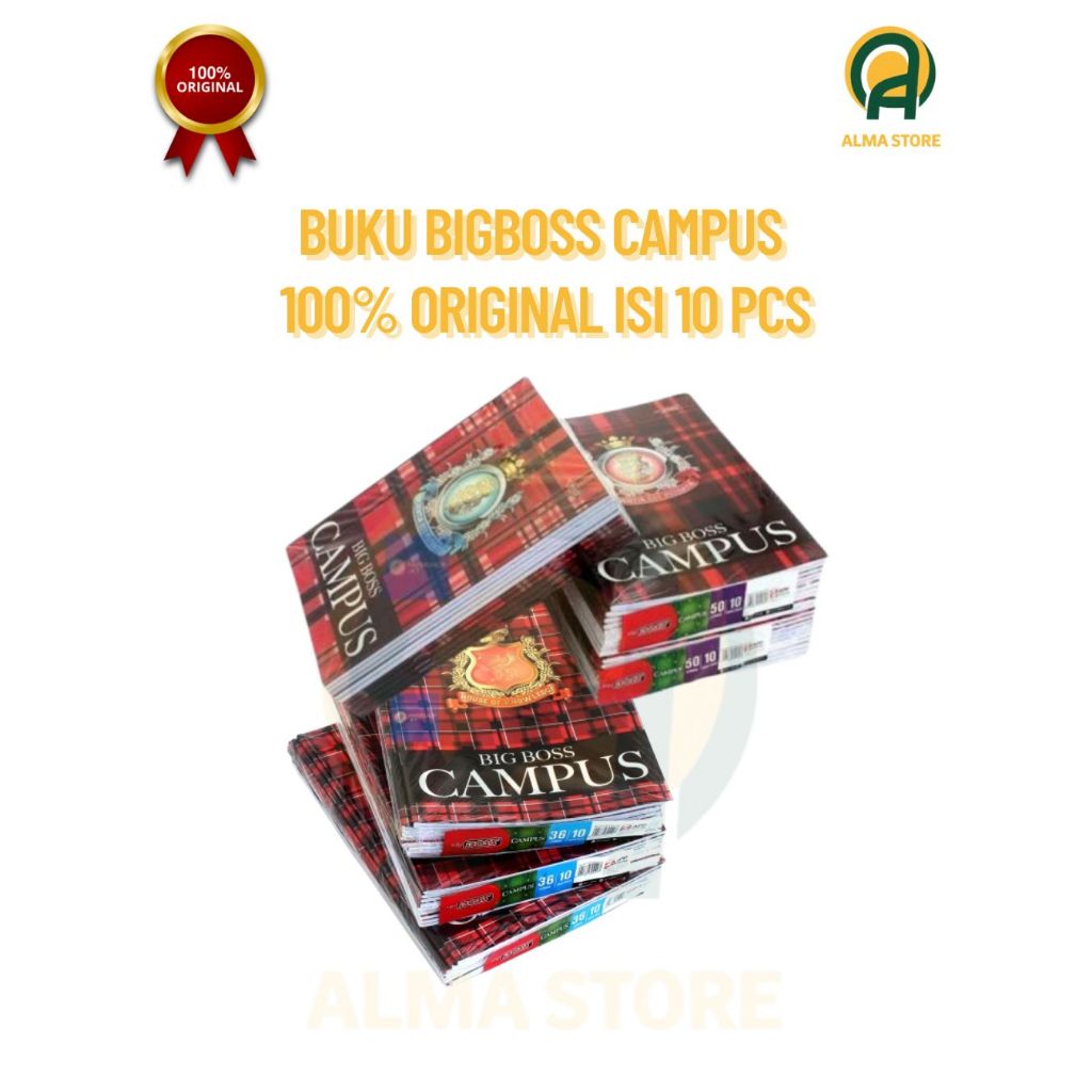 

Buku BigBoss Campus Original isi 10 pcs