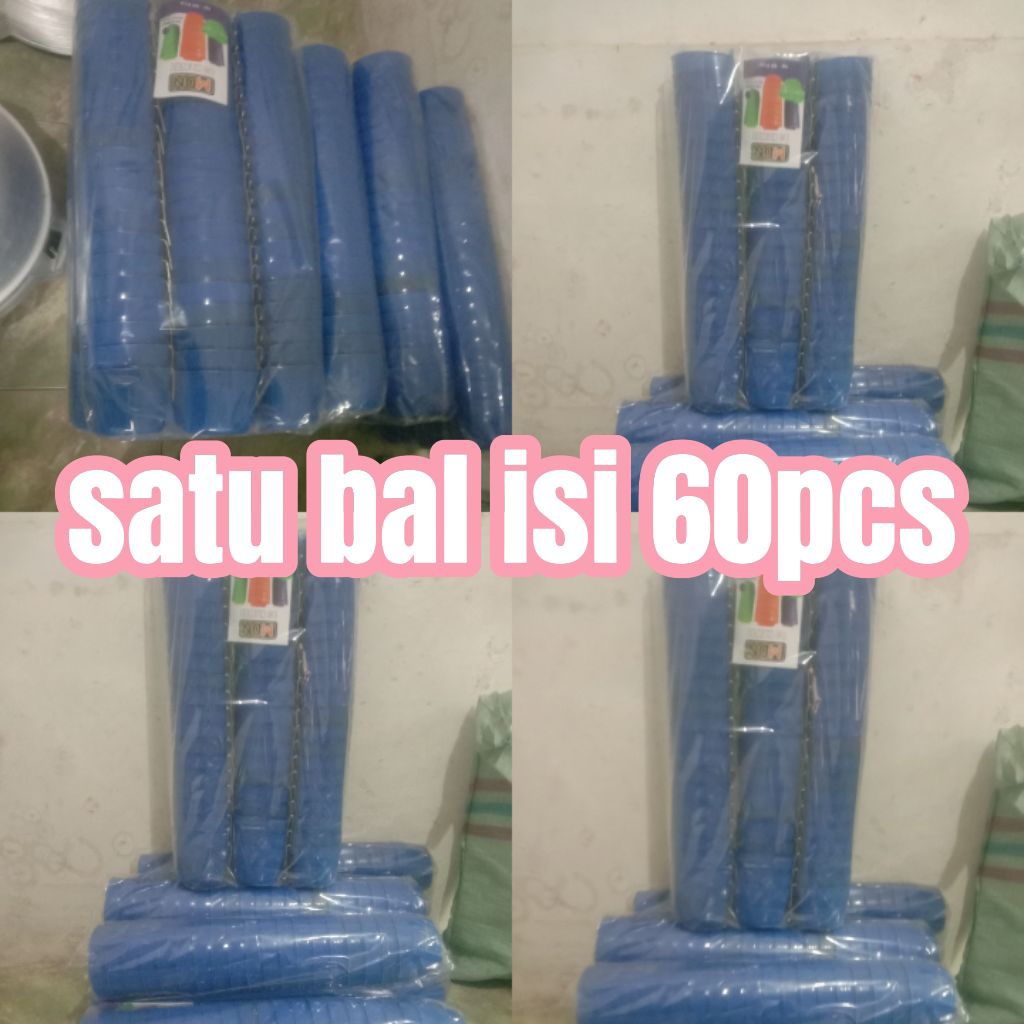 60pcs cepuk pakan ayam / grosir tempat pakan ayam murah / cepuk pakan ayam / tempat pakan ayam