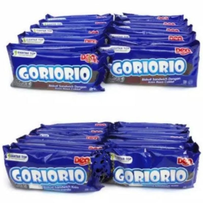 

[PACK/RENTENG] GROSIR GORIORIO PACK RENTENG ISI 20 PCS / SACHET KRIM VANILA COKELAT