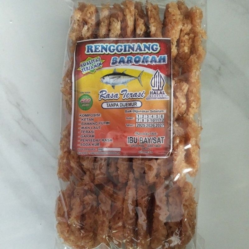

rengginang barokah rasa terasi