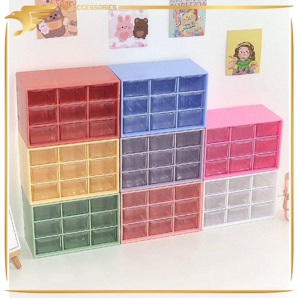 Rak Penyimpanan / Bando / Cincin / Anting / Kalung / Rak Penyimpanan Gantung 9 Slot # TOP708