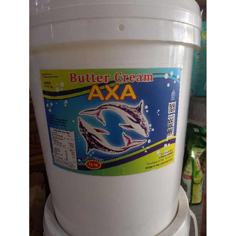 

axa butter cream 12kg/cream decor/hiasan kue/krim kue/krim dekor