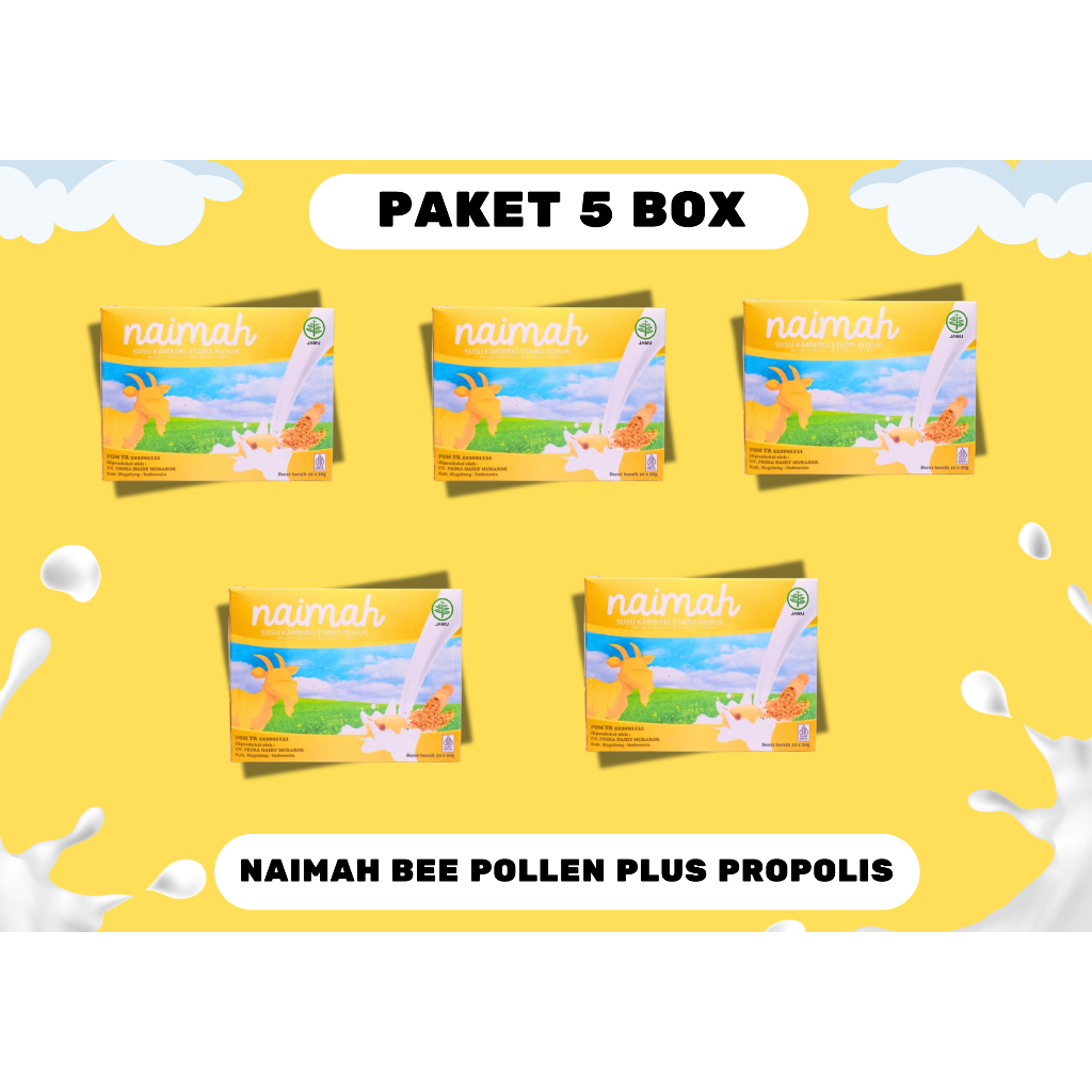 

PAKET SUSU KAMBING ETAWA NAIMAH PERBOX 10 SACHET