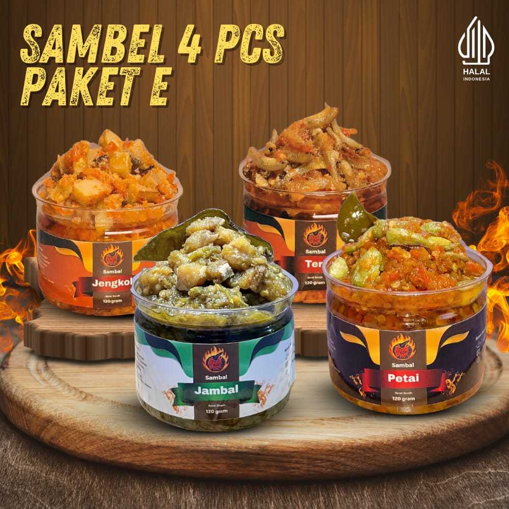 

Paket Sambal Ngulek Dewek/Paket Sambal 4 Pcs