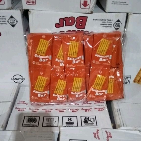 

Snack stick pedas manis Selawet bar 8gr x 50pcs