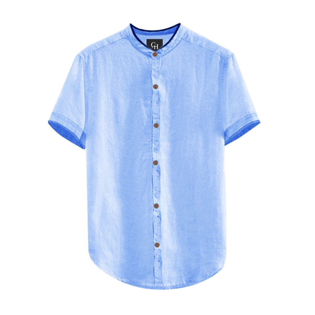 Baju Koko Pria Lengan Pendek Kemeja Muslim Dewasa DZAKIR Original Bandung Terbaru