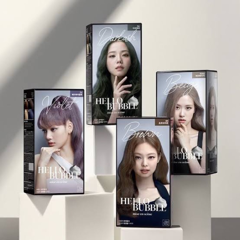 PROMO Hello Bubble Dye Hair Coloring - cat rambut korea - Blackpink