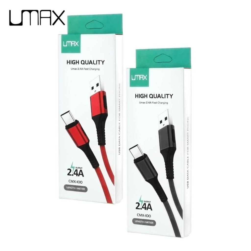 KABEL DATA UMAX CMX-100 | MICRO | TYPE C | LIGHTNING | FAST CHARGE | ORIGINAL