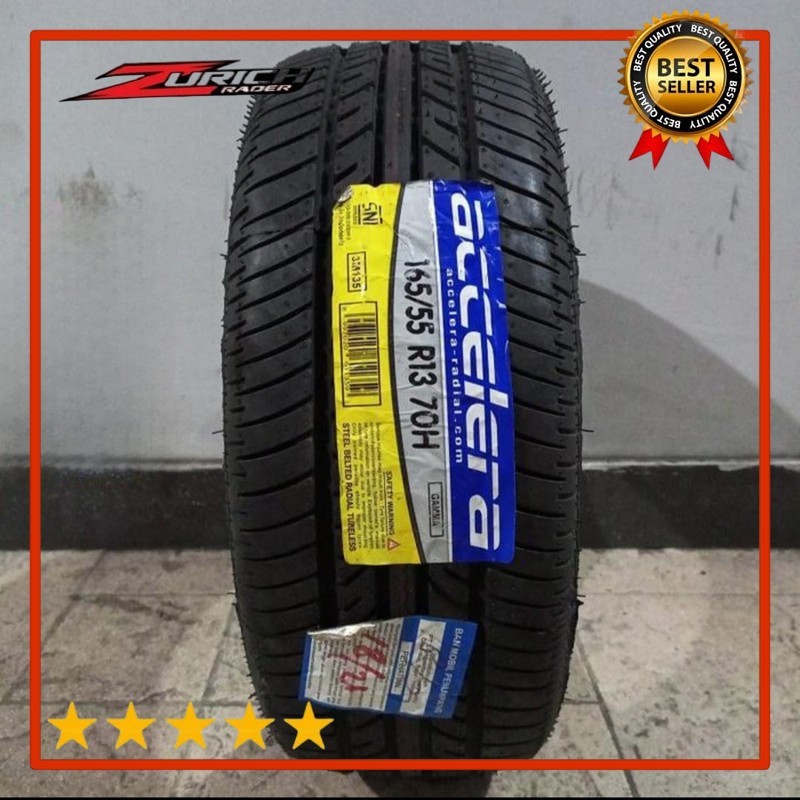 Ban Mobil 165 55 R13 Merek Accelera Gamma Ukuran 165/55 R13 Tubles