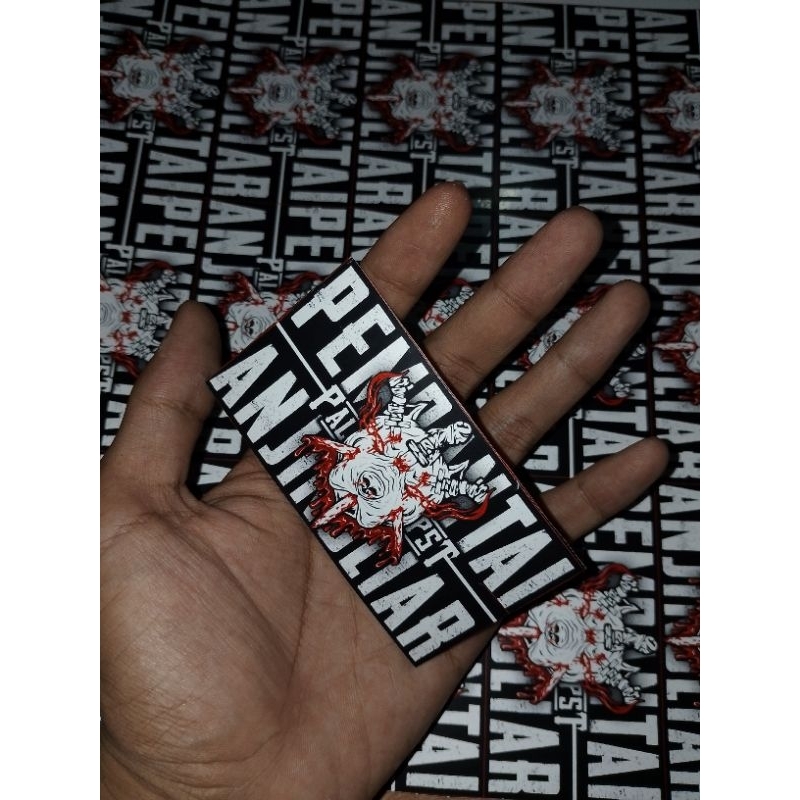 

stiker PAL 124 original pusat.