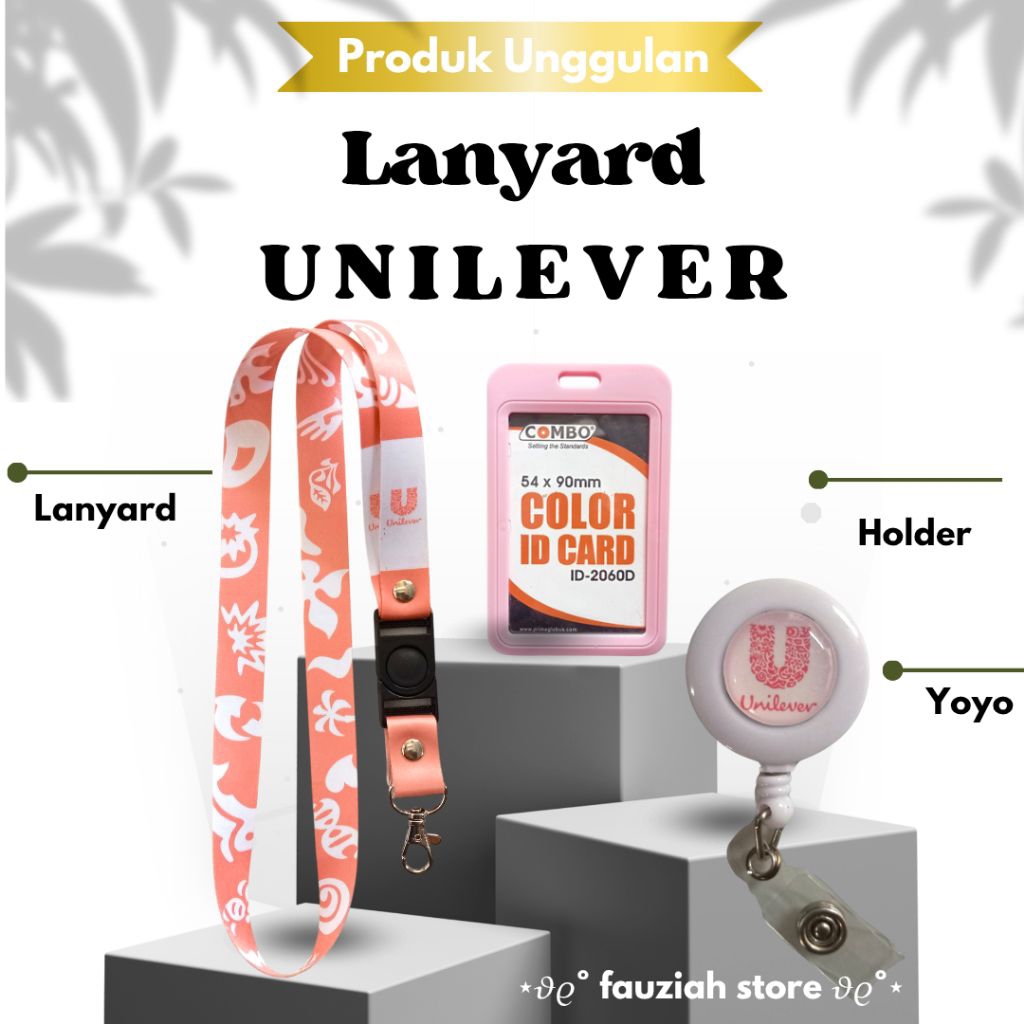 

READY! TALI ID CARD UNILEVER PINK / LANYARD UNILEVER PINK TERMURAH!!!