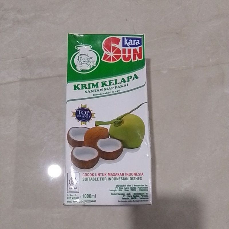 

Sun Kara Santan Cair 1 liter