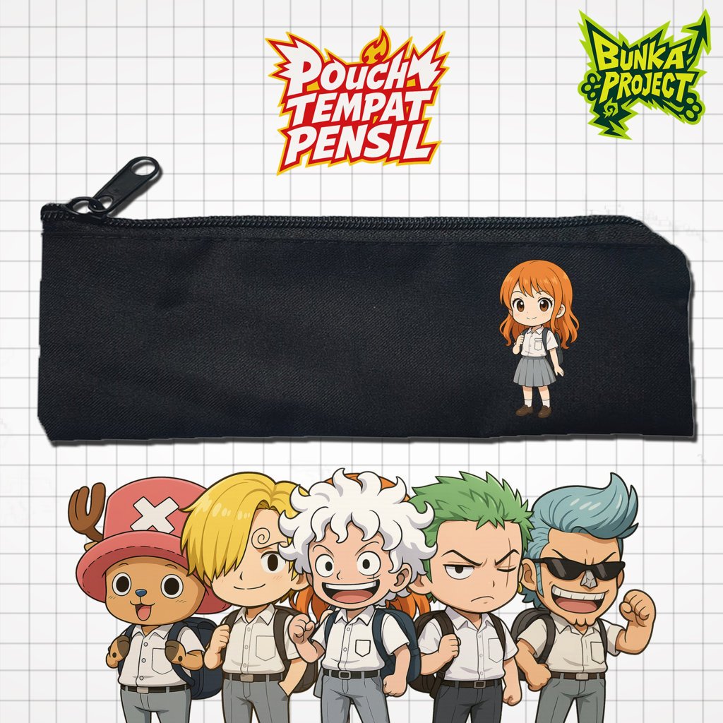 

Pouch Tempat Pensil Anime One Piece Seragam SMA Murah Bahan Souvenir Pernikahan Bisa Bayar Ditempat cod Gift Anniversary Couple Hampers Kado