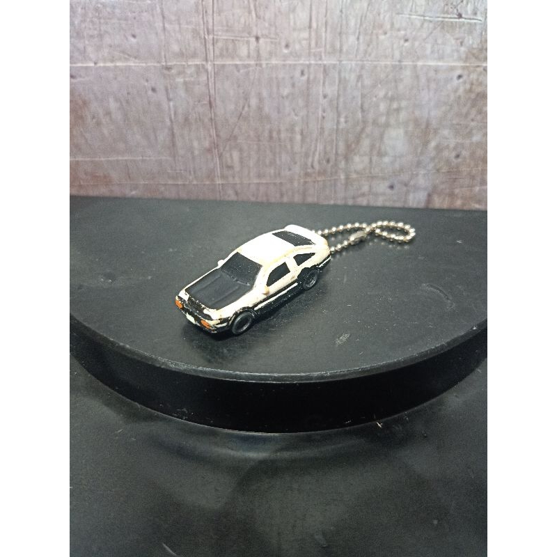 Mini Vehicle Figure Anime Initial D Character AE86 Keychain Strap