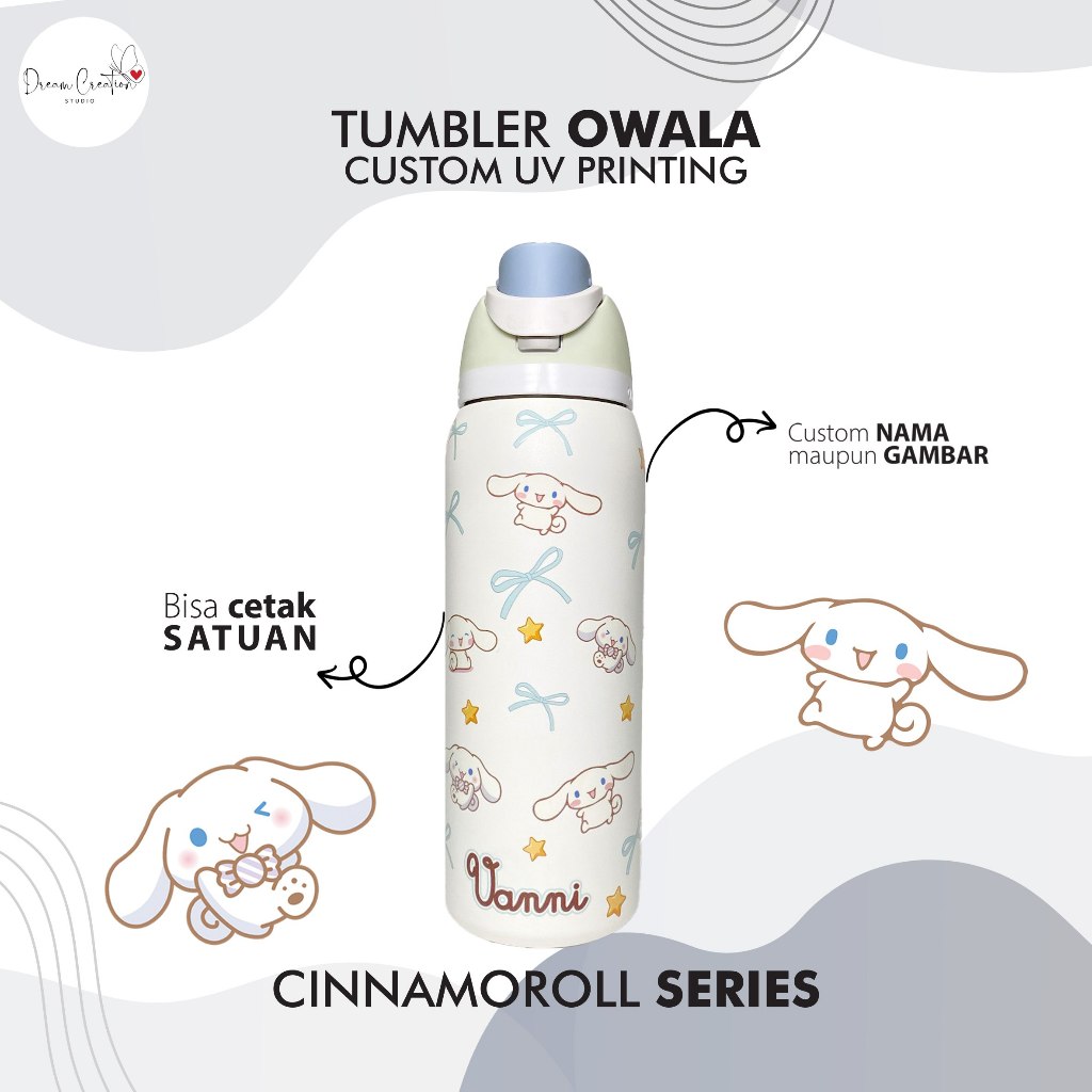 UV Print Tumbler Custom Cetak Botol Minuman / UV Print Oalah Tumbler / Custom Tumbler Stainless / UV