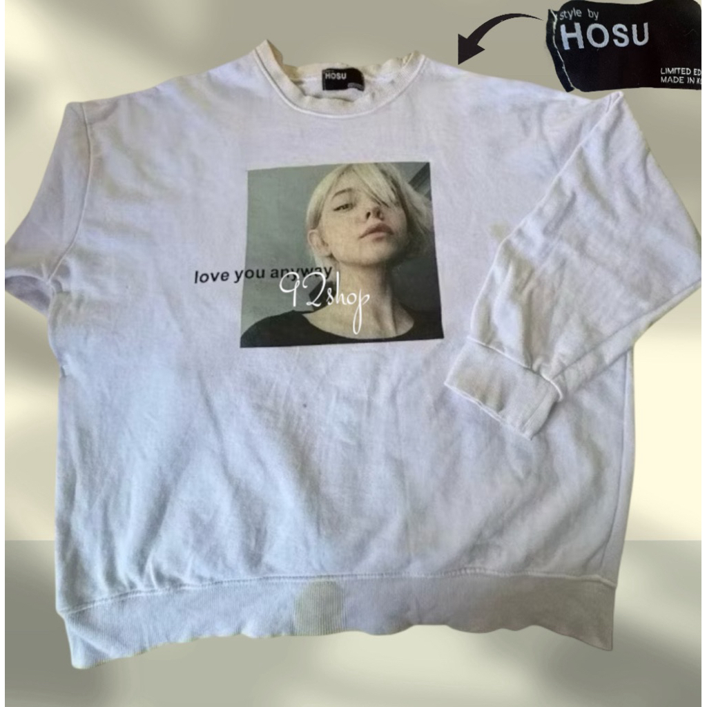 Sweater wanita oversize impor | sweatshirt Korea oversize fit to XXL | sweater lengan panjang