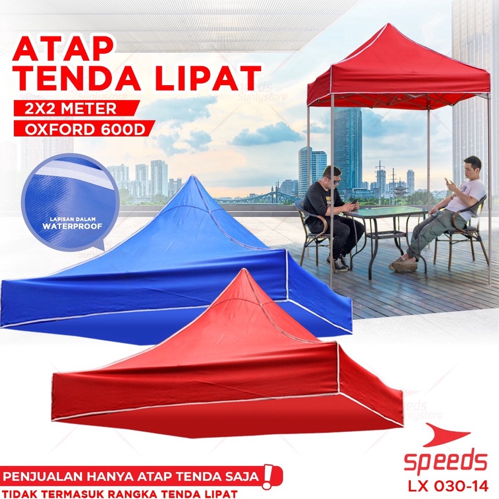 Dipakai SPEEDS Terpal Tenda  Atap Tenda Lipat 2x2m Tenda Jualan Atap Tenda Bazar 314