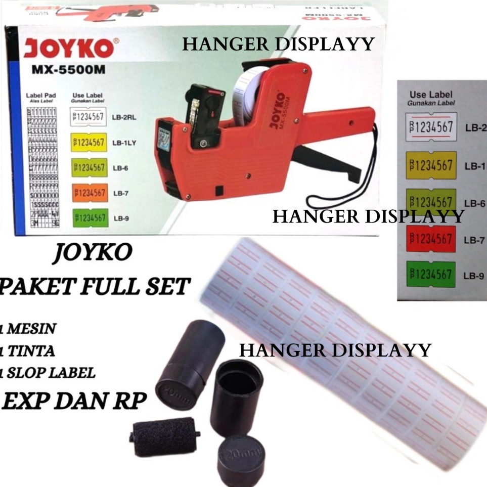 

KODE L83Z Alat Mesin Label Harga Price Labeller Joyko MX55 1 Baris 8 Digit Mesin Label Harga expired COD