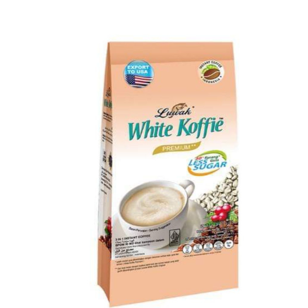 

luwak white coffee less sugar