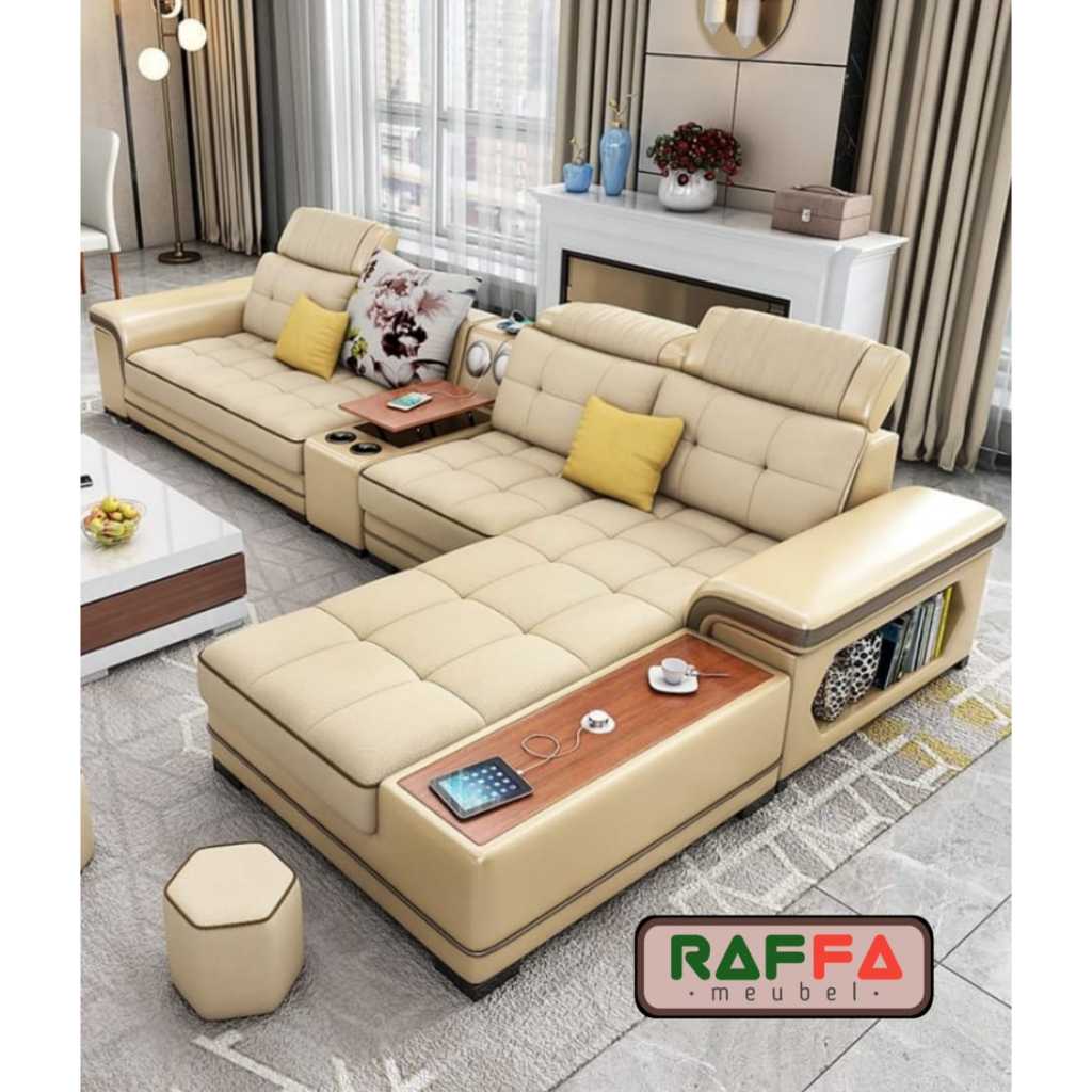 L30 RAFFA MEUBEL - Sofa Leter L Ruang Tamu - Sofa Leter L Ruang Keluarga - Sofa Model Terbaru