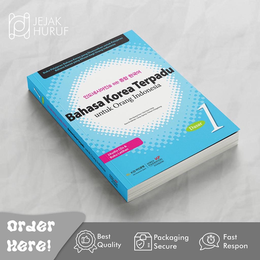 Buku Belajar Bahasa Korea Bahasa korea Terpadu Dasar1 Textbook & Workbook