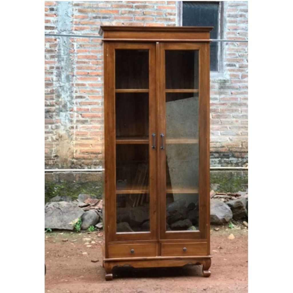 LEMARI HIAS JATI MEWAH JEPARA